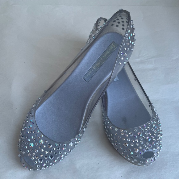 J. Maskrey Melissa Couture with Swarovski Crystals Night Sky Edition Flats Shoes - Picture 5 of 13